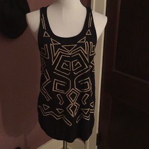 Lucky Brand embroidered top